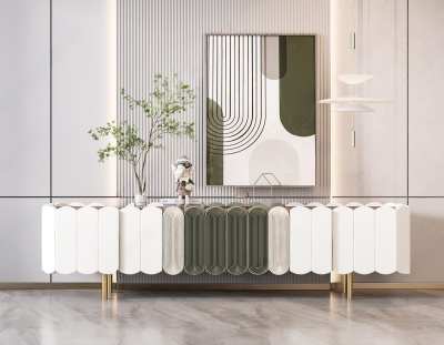 现代电视柜3D模型下载